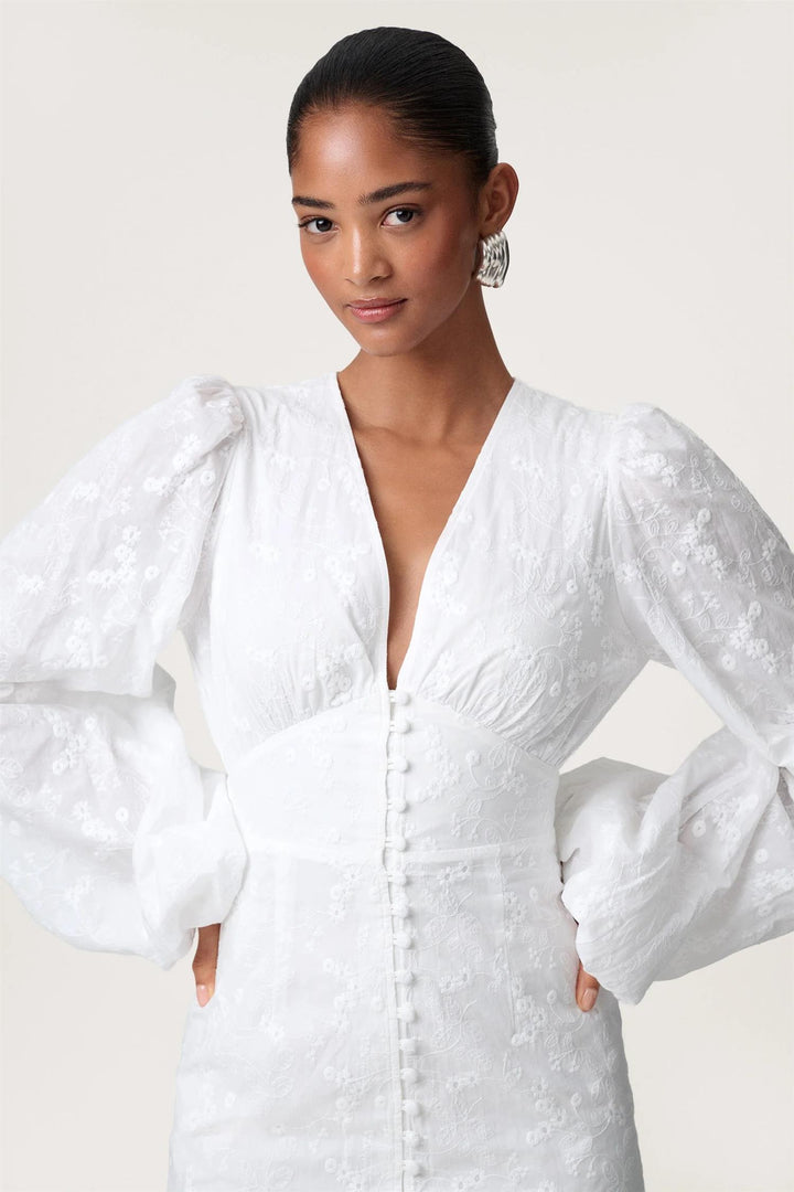 Florence dress  White Embroidry
