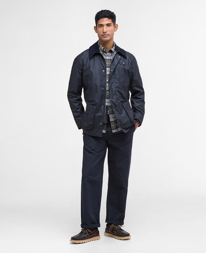 Ashby Wax Jacket  Navy