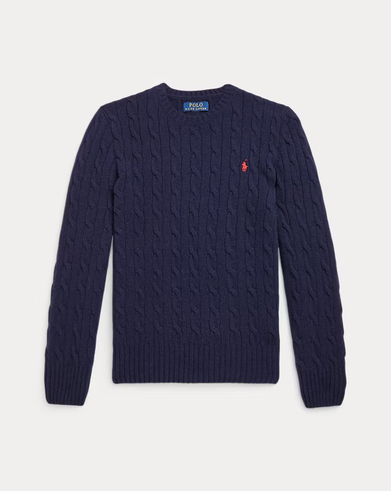 CABLE CN PO-SWEATER-PULLOVER  Navy
