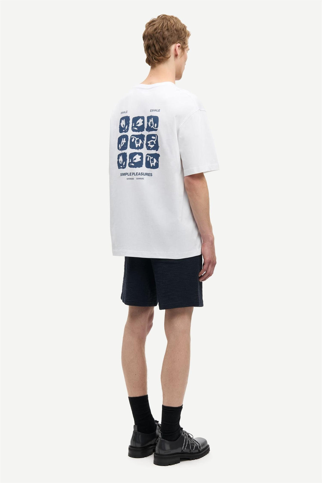 Sacohen T-Shirt  Blue Stamp