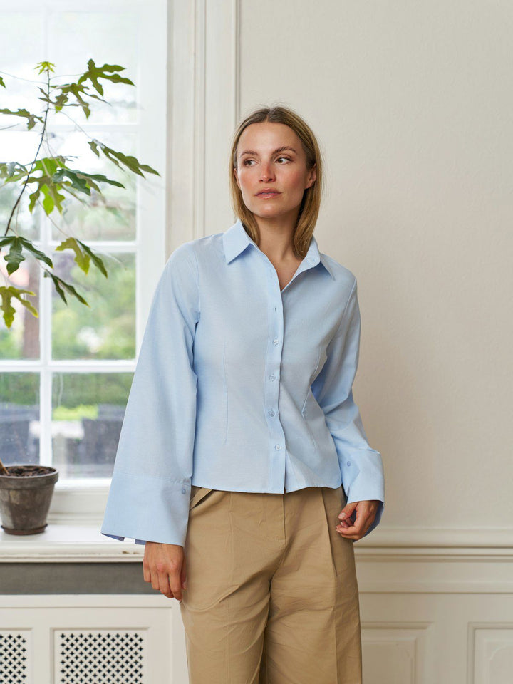 Rosa Oxford Shirt  Light Blue