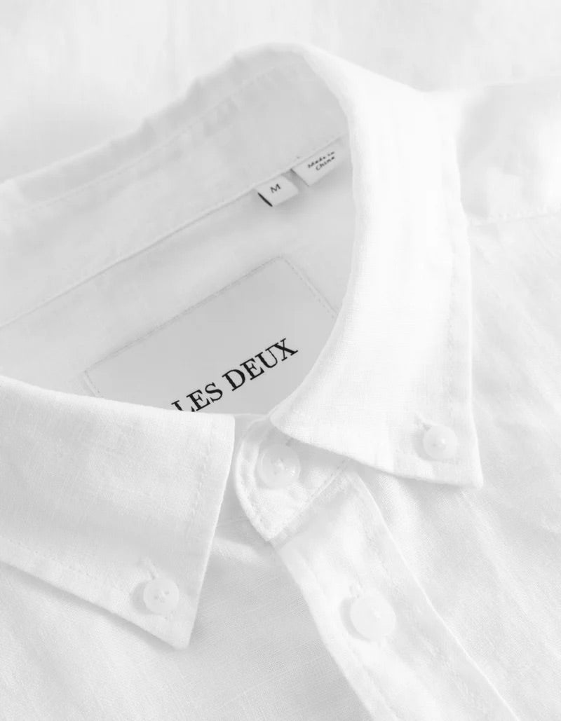 Kris Linen SS Shirt  White