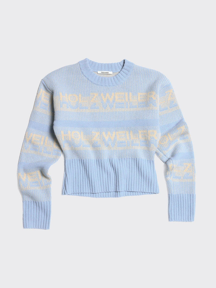 Ski Cropped Crew  Lt. Blue