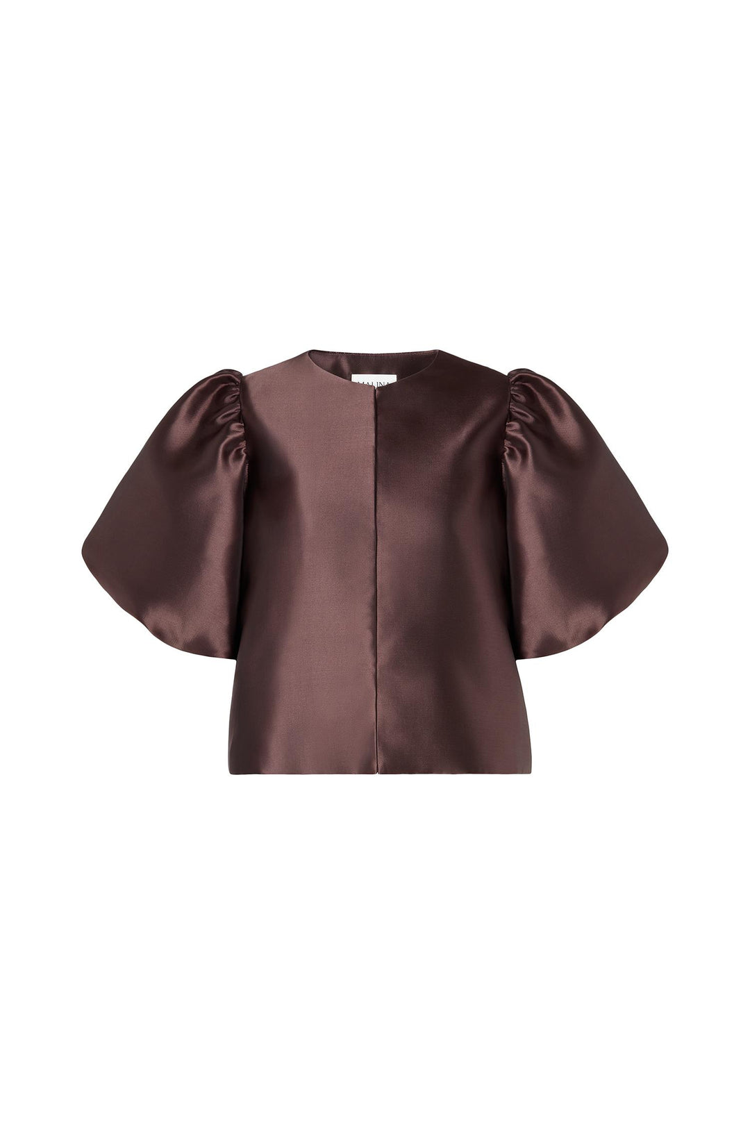 Cleo Pouf Sleeve blouse  Chocolate
