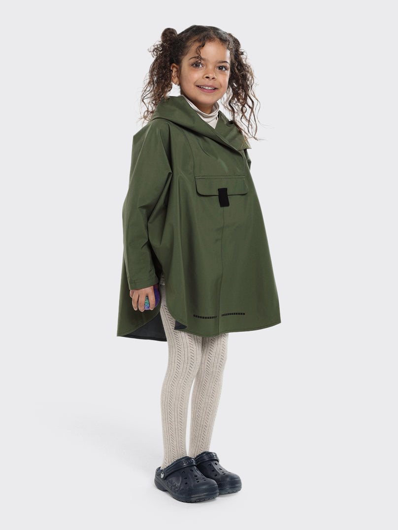 Bergen mini poncho  Dusty Green