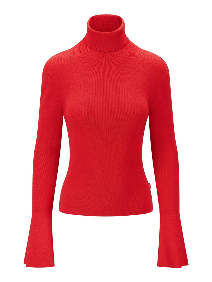 Vilje Merino Sweater  Bright Red
