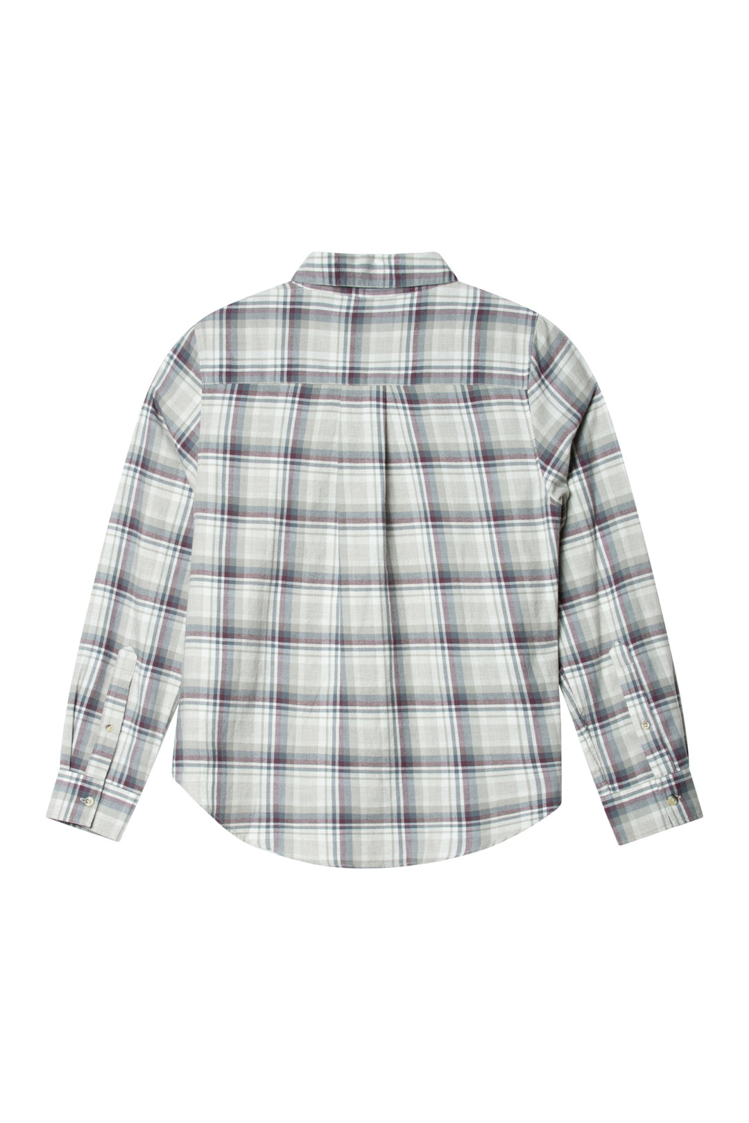 Arc Tartan Check  Grey/Burgundy Combo