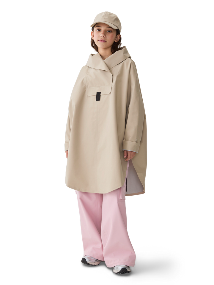 BERGEN MINI PONCHO  Beige