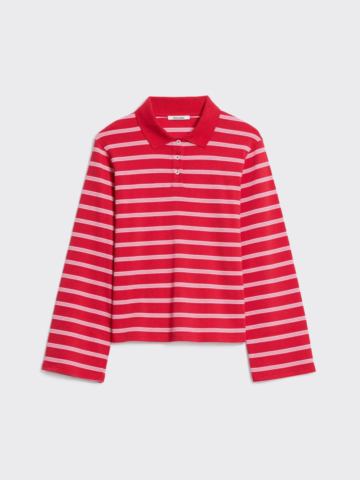 Sunny Polo  Red Stripe