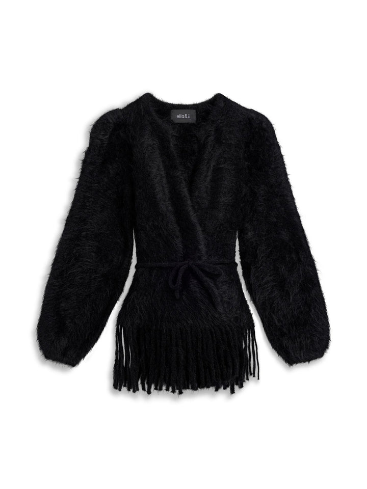 Fidele Chunky Cardigan  Black