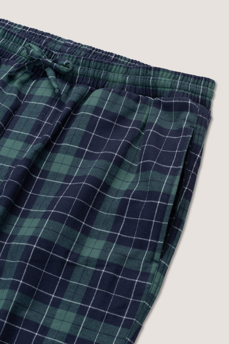 Pj Pant  Green Plaid