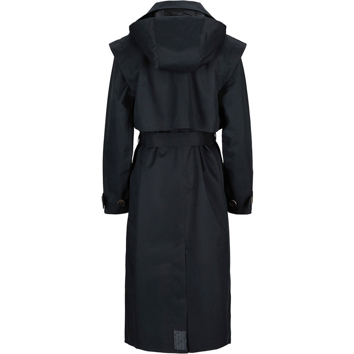 Regndråpe Trench Coat  New Black
