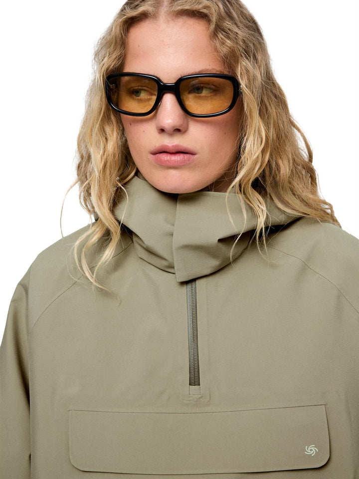Voss poncho  Oakmoss