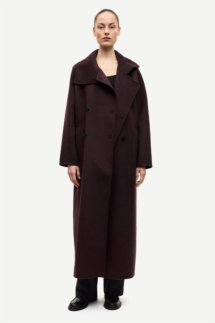 Sahanne Coat 15772  Black Coffee
