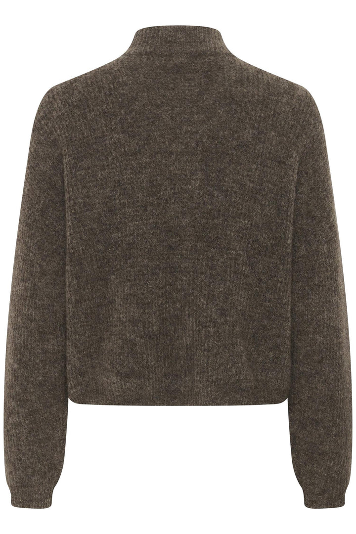 Debbie Cardigan  Chestnut Melange