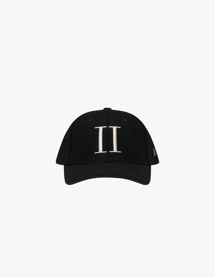 Encore Wool Baseball Cap  Black/Ivory