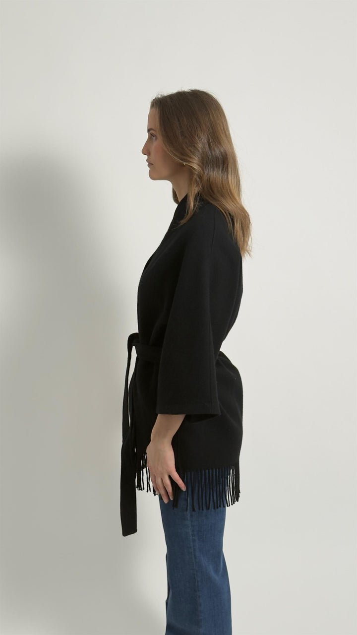 Akila Lambswool Jacket  Black