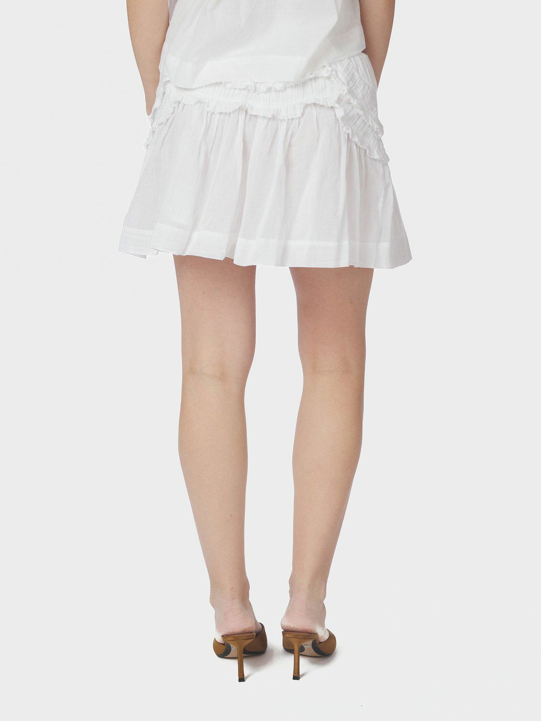Maliah S Voile Skirt  White