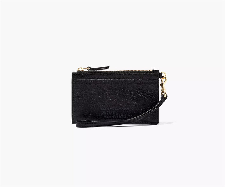 THE TOP ZIP WRISTLET WALLET  Black