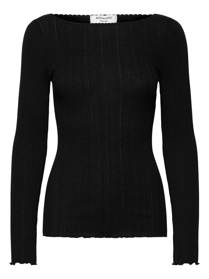 RWJudy LS Boatneck T-shirt  Black