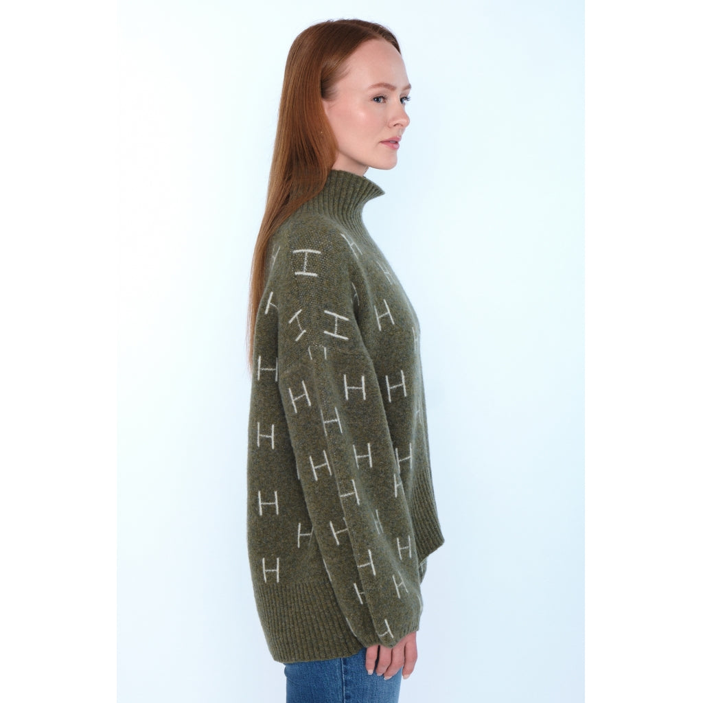 FAM Short Sweater  Winter Moss