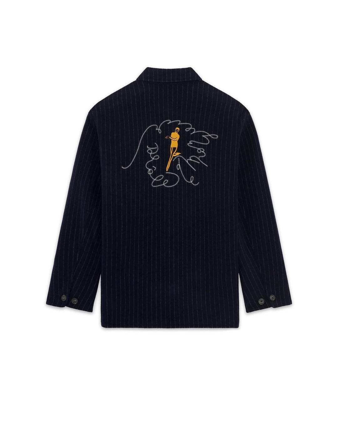 La Veste Pinstripes  Dark Navy