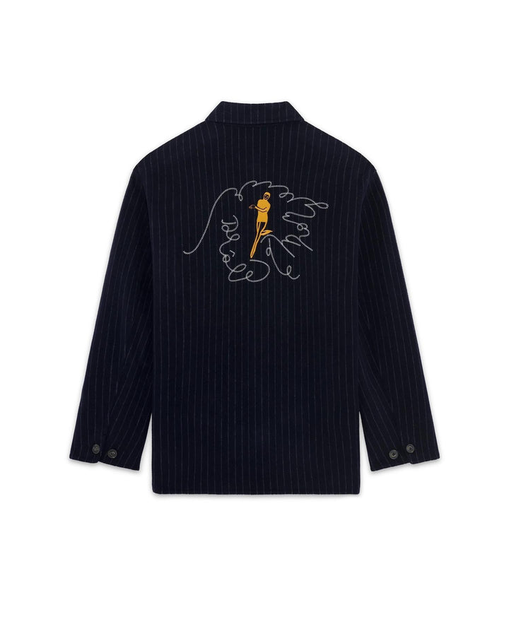 La Veste Pinstripes  Dark Navy