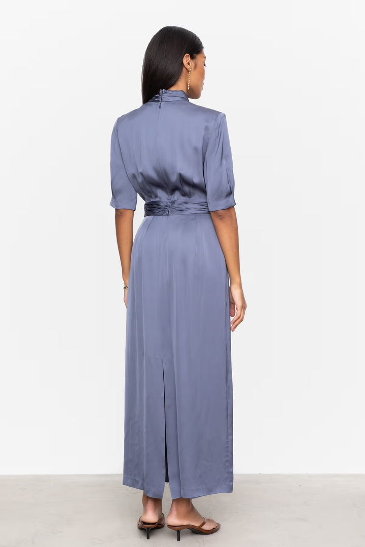 Beronia Dress  Mid Blue