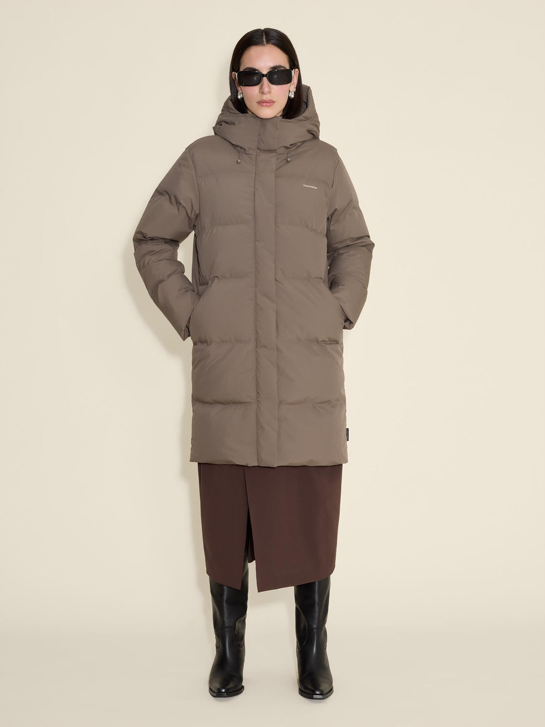 Loen Down Jacket  Taupe