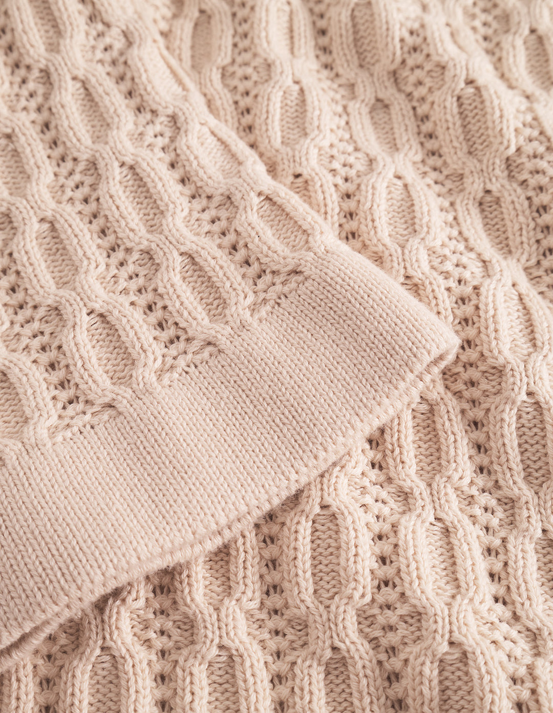 Garrett knitted polo  Ivory