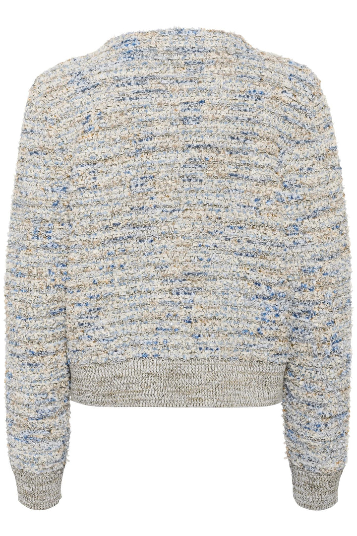Gzcannie Cardigan  Blue White Mix