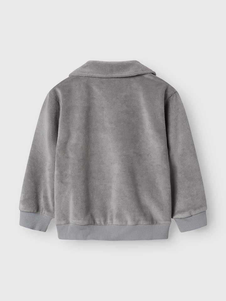 NMMLAMIK LS LOOSE SWEAT LIL  Mellomgrå