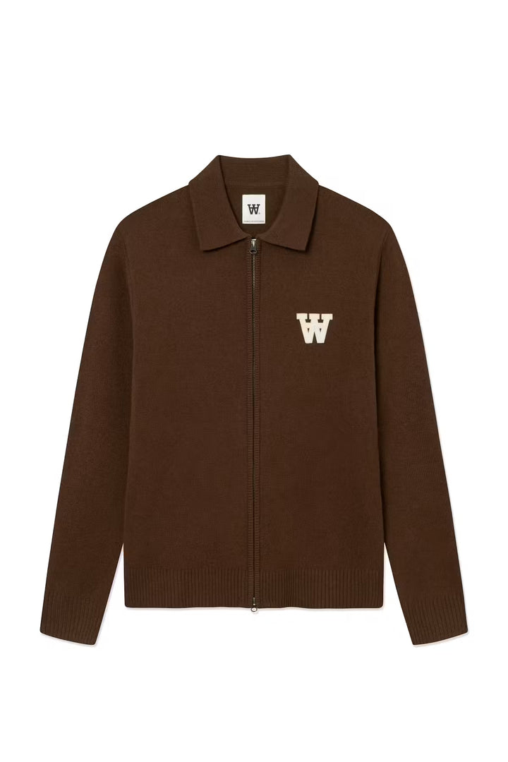 WWTAY ZIPPER CARDIGAN  Desert Palm