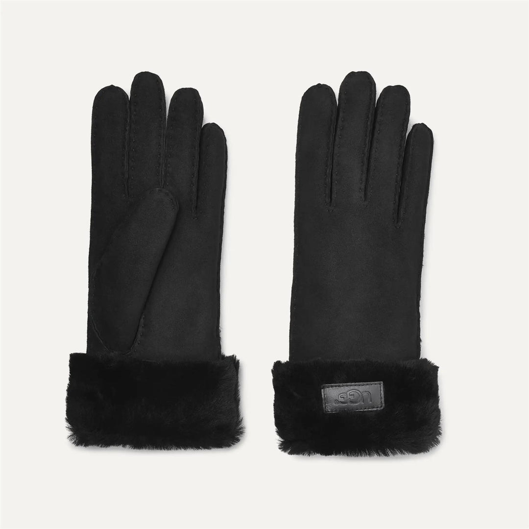 Sheepskin seamed glove  Black