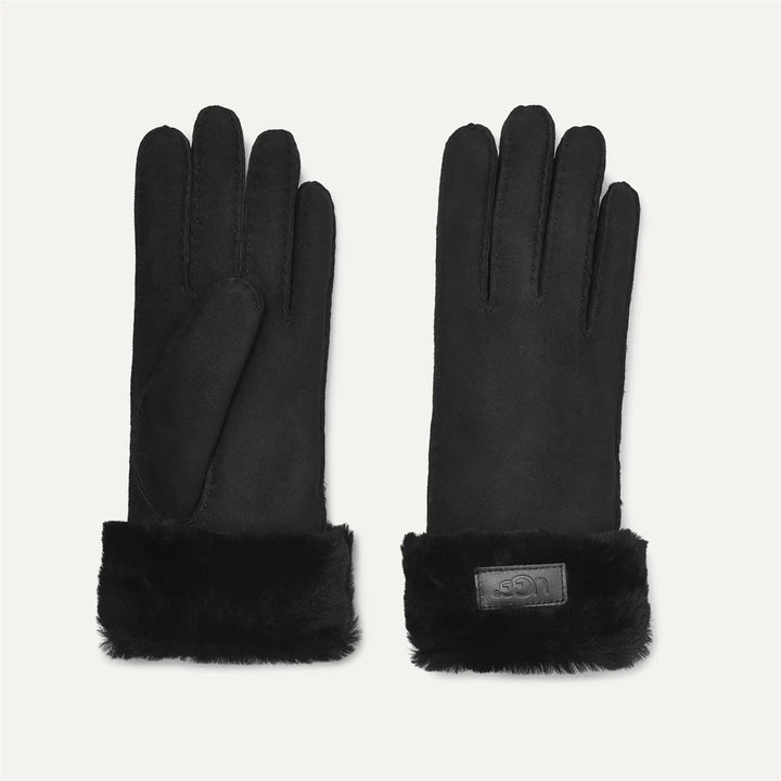 Sheepskin seamed glove  Black