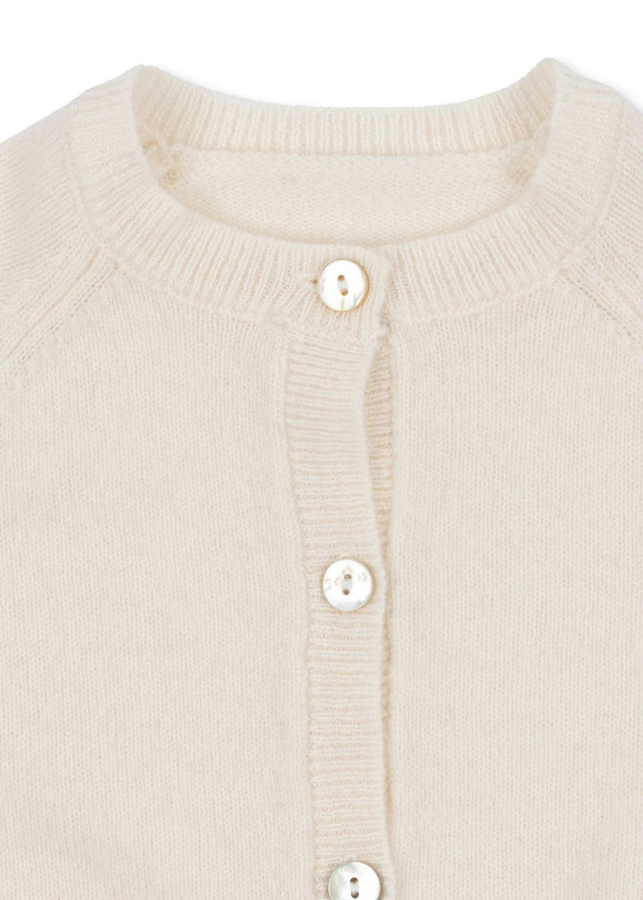 SAVORA DUE CARDIGAN Antique White