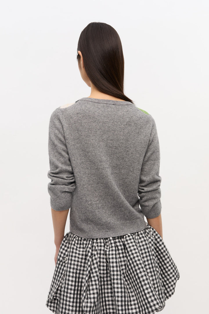 Cashmere Wool Mix Cardigan  Paloma Melange