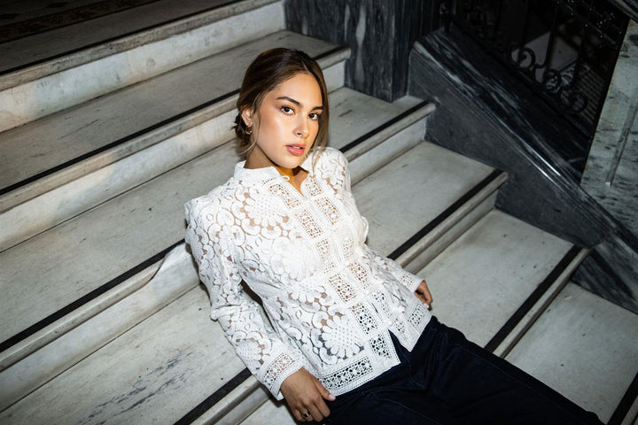 Amora Blouse Chantilly Lace  Chantilly Lace