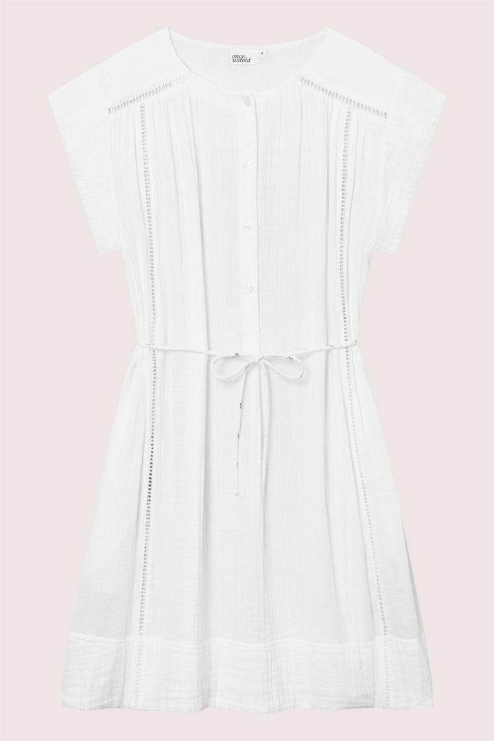 Seed SS Dress  White