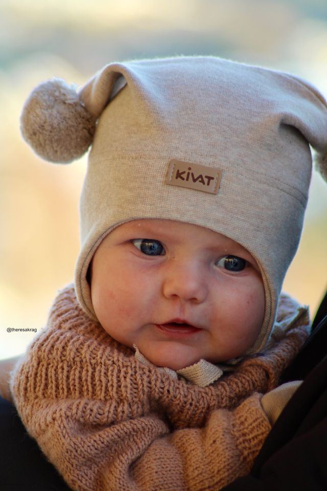 WINDPROOF HAT KIVAT-LOGO  Beige Melange