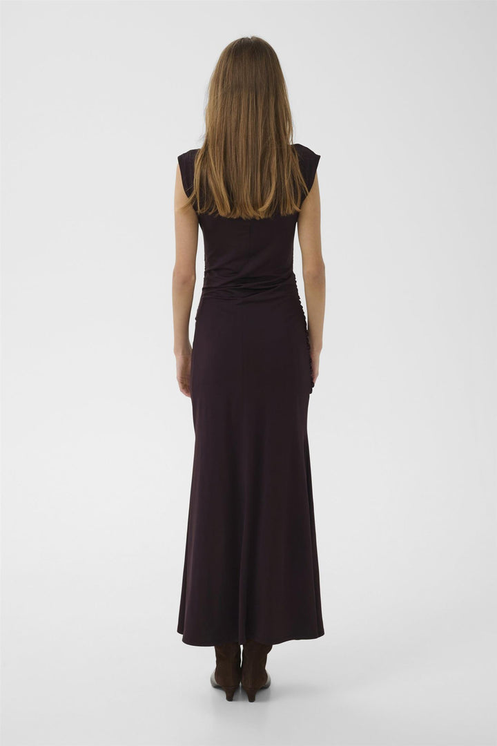 Gzseren Long Dress Deep Plum