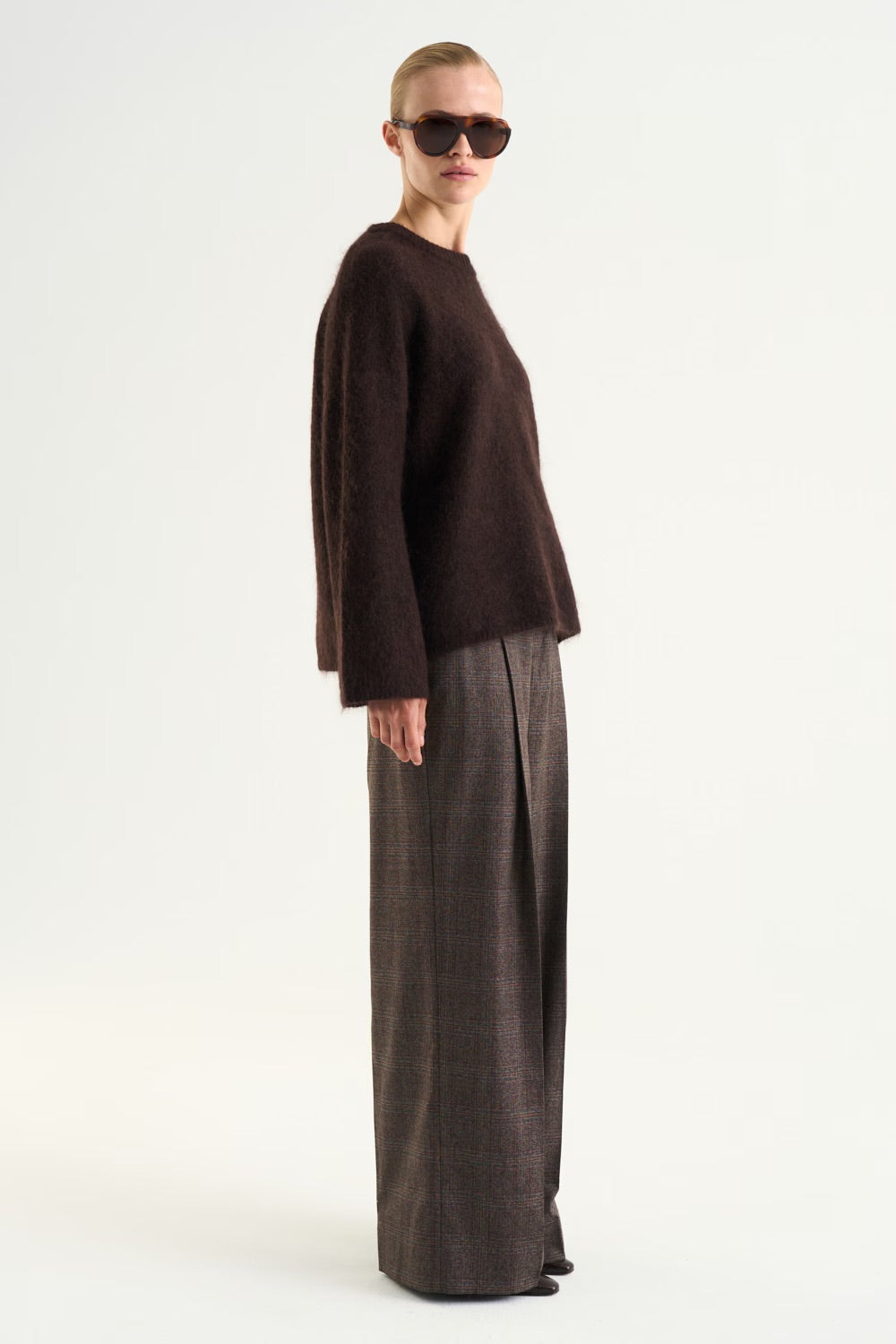 Mireya Knitted Sweater  Dark Taupe