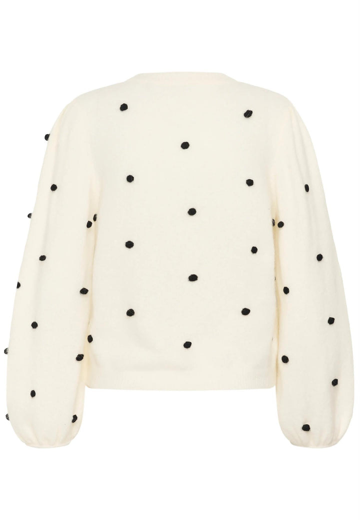 GZALPHA DOT PULLOVER  Ivory