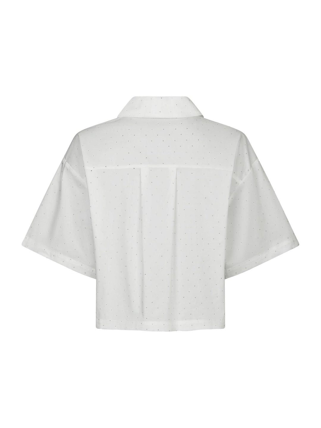 JASIE POPLIN STONE SHIRT  White