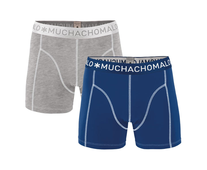 BOXERS SOLID 2PK  Grey/Blue