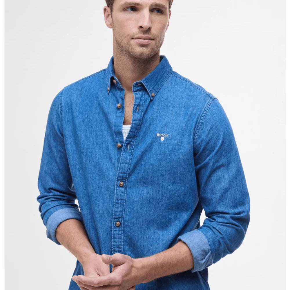 Barbour Crest Shirt  Chambray
