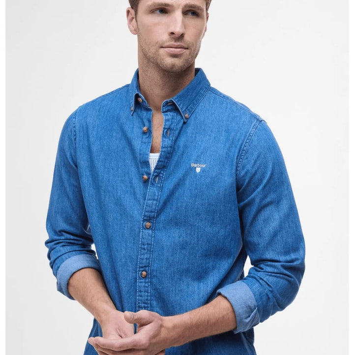 Barbour Crest Shirt  Chambray