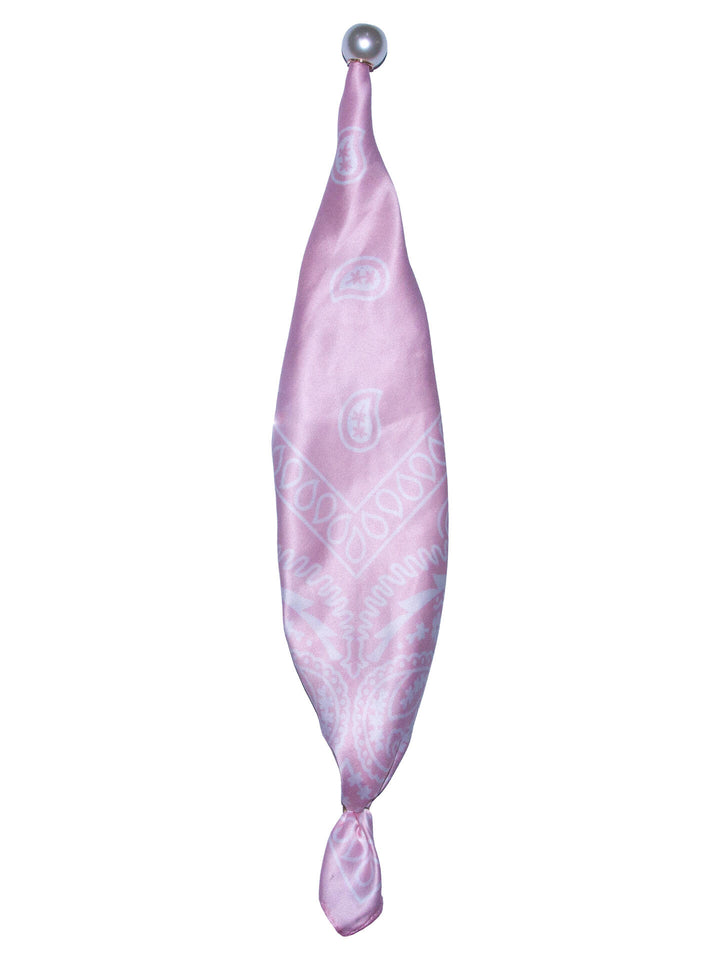 SKJERF PAISLEY M/PERLE  Rosa