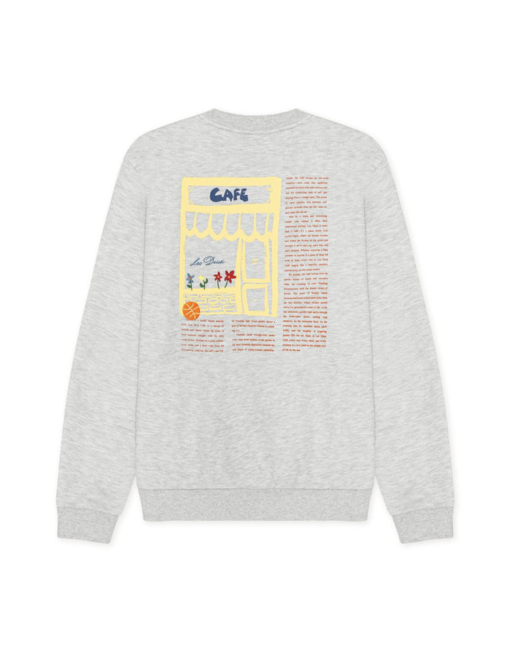 Café Sweatshirt  Snow Melange