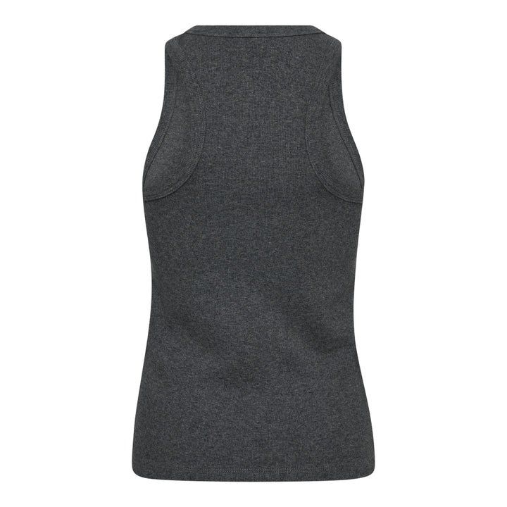 SaharaCC Embroidery Tank Top  Dark Grey